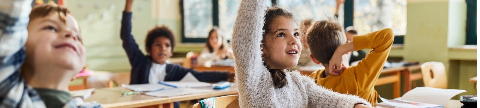 young students in a classroom